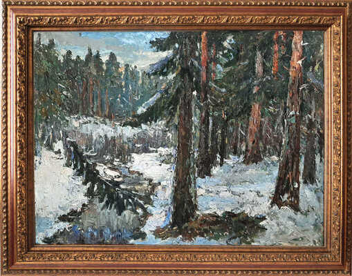 Безикович Борис Николаевич. Снег выпал